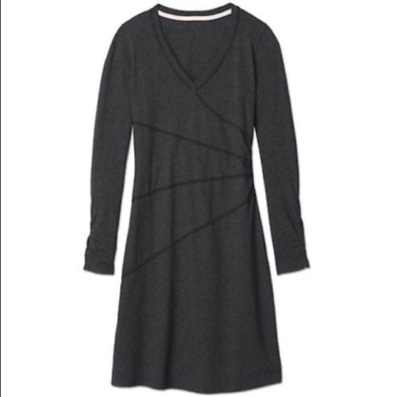 Athleta Sunburst Nectar Dress In Dark Grey - XXS - Picture 2 of 16